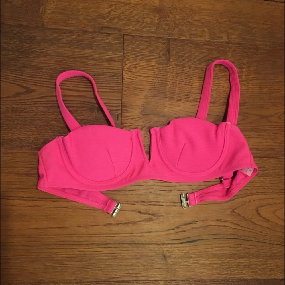 Hot Pink Bikini Top